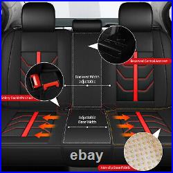 Faux Leather Front & Rear Car Seat Covers Pad Set For Kia Sorento 2007-2023