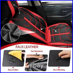 Faux Leather Front & Rear Car Seat Covers Pad Set For Kia Sorento 2007-2023