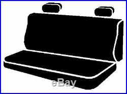 Fia Custom Bench Rear Seat Cover Gray Tweed Fits 99-07 Silverado, Sierra