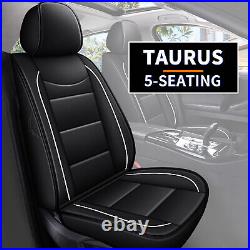 Fit For Ford Taurus 2002-2019 Full Set 5 Seats Faux Leather Seat Cover Protector