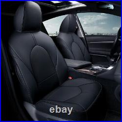 Fit For Toyota Camry 2018-2023 Car Leather Custom Fit Seat Covers Front+Rear Set