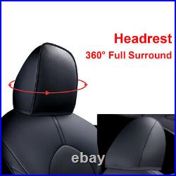 Fit For Toyota Camry 2018-2023 Car Leather Custom Fit Seat Covers Front+Rear Set