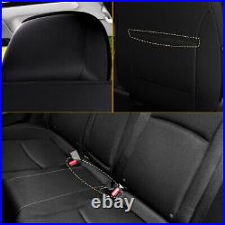Fit Volkswagen Jetta 2007-2021 Car Seat Covers Linen Fabric Full Set 5 Seats