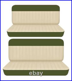 Fits 1952 Cadillac Series 62 sedan 4door front and rear bench seat covers