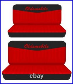 Fits 1955 Oldsmobile Super 88 hardtop 4door Front and Rear bench seat covers