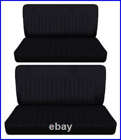Fits 1965 Chevy Impala 4 door sedan/hardtop Front and Rear bench seat covers