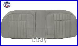 Fits 1994-1996 Chevy Impala Second Row Bottom Seat Cover Perforated Vinyl Gray