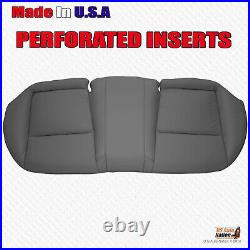 Fits 2004 Acura TL Driver Passenger Replacement Perforated Leather Cover Dk Gray