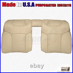 Fits 2006 2007 Lexus GS350 GS450H GS460 Rear Bench Bottom-Top Leather Cover Tan