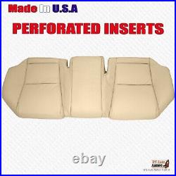 Fits 2006 2007 Lexus GS350 GS450H GS460 Rear Bench Bottom-Top Leather Cover Tan