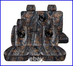Fits 2014 to 2018 Chevrolet Silverado Truck Seat Covers Bear Car Covers