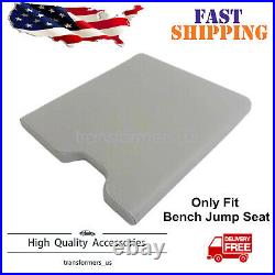 Fits 2015-2019 Ford F150 Vinyl Center Console Lid Armrest Cover Bench Seat Gray