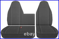 Fits Isuzu N series trucks npr nrr front seat covers 40-60 Bench #35 CO23