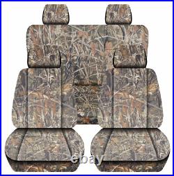 Fits Toyota Tacoma 99-04 Full set front + rear Camouflage Truck Seat Covers