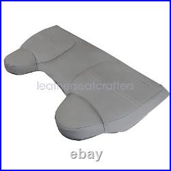 For 1999-2002 Ford F250 F350 F450 F550 Bench Bottom & Top Seat Cover Med Gray