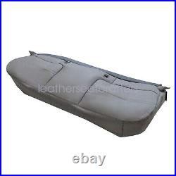 For 1999-2002 Ford F250 F350 F450 F550 Bench Bottom & Top Seat Cover Med Gray