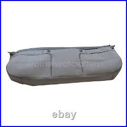 For 1999-2002 Ford F250 F350 F450 F550 Bench Bottom & Top Seat Cover Med Gray