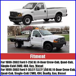 For 1999-2002 Ford F250 F350 F450 F550 Bench Bottom & Top Seat Cover Med Gray