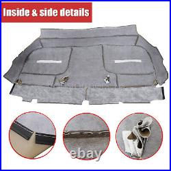For 1999-2002 Ford F250 F350 F450 F550 Bench Bottom Top Seat Cover Med Tan