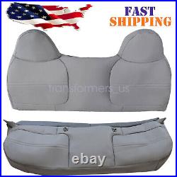 For 1999-2002 Ford F250 F350 F450 F550 Front Full Bench Bottom + Top Seat Cover