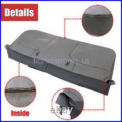 For 1999-2002 Ford F250 F350 F450 F550 Front Full Bench Bottom + Top Seat Cover