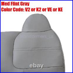 For 1999-2002 Ford F250 F350 F450 F550 Front Full Bench Bottom + Top Seat Cover