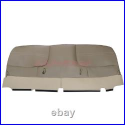 For 1999-2002 Ford F450 F550 XL Replacement Bench Bottom & Top Seat Cover Tan
