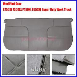 For 2003-2007 Ford F450 F550 XL Replacement Bench Bottom & Top Seat Cover Gray