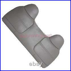 For 2003-2007 Ford F450 F550 XL Replacement Bench Bottom & Top Seat Cover Gray