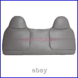 For 2003-2007 Ford F450 F550 XL Replacement Bench Bottom & Top Seat Cover Gray