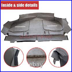 For 2003-2007 Ford F450 F550 XL Replacement Bench Bottom & Top Seat Cover Gray