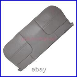 For 2003-2007 Ford F450 F550 XL Replacement Bench Bottom & Top Seat Cover Gray