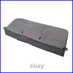 For 2003-2007 Ford F450 F550 XL Replacement Bench Bottom & Top Seat Cover Gray