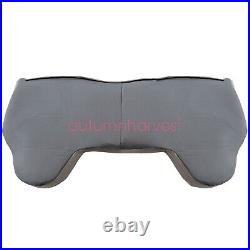 For 2003-2007 Ford F450 F550 XL Replacement Bench Bottom & Top Seat Cover Gray