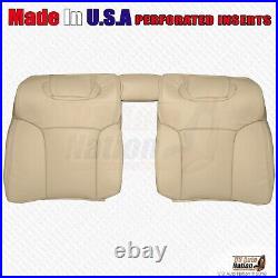For 2006 2011 Lexus GS350 GS450H GS460 Rear Bench Top Perf Leather Cover Tan