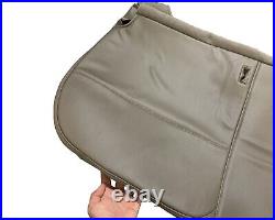 For 2008 2009 2010 Ford F350 Super Duty Work Truck Bench Bottom Seat Cover Gray