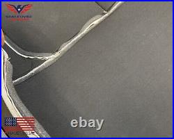 For 2008 2009 2010 Ford F350 Super Duty Work Truck Bench Bottom Seat Cover Gray