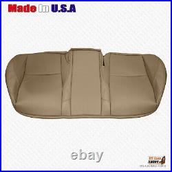 For 2010 2011 2012 Lexus ES350 Rear Bottom PERFORATED Leather Seat Cover In Tan