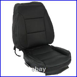 For 2019-21 Chevy Silverado Seat Cover 1500 2500 3500 Black Full Set WT