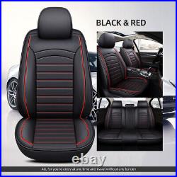 For Audi A3 A4 A5 Car Seat Covers Full Set PU Leather Protector Cushions Pad Mat