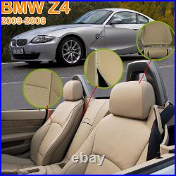 For BMW Z4 E85 E86 2003-2008 Customized Car Seat Cover Leather 2 -PCS