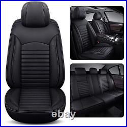 For Cadillac Car Front/Rear Seat Covers 3D PU Leather Full Surround Cushion Mats
