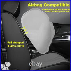 For Chevrolet Bolt 2017-2024 Leather Front&Rear Car 5-Seat Covers Protector Pad
