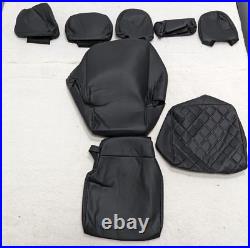 For Chevrolet Silverado Crew 1500 2022-2023 Diamond Leather Seat Covers LQ6