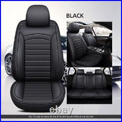 For Chevrolet Silverado GMC 1500 2500HD 3500HD Leather Car Seat Cover 5 Seat Set