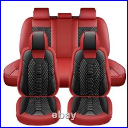 For Chevrolet Silverado GMC 1500 2500HD 3500HD Leather Car Seat Cover Full Set