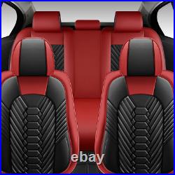 For Chevrolet Silverado GMC 1500 2500HD 3500HD Leather Car Seat Cover Full Set