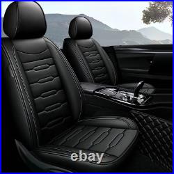 For Chevrolet Tahoe 2011-2022 Front&Rear Car 5-Seat Cover Cushion PU Leather Set