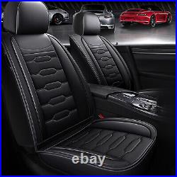 For Chevrolet Tahoe 2011-2022 Front&Rear Car 5-Seat Cover Cushion PU Leather Set