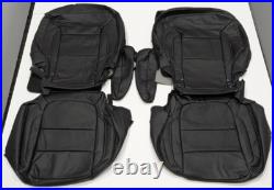 For Chevrolet Traverse 7 Passenger LT 2018-2023 Black Leather Seat Covers T245